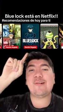 Blue Lock is on Netflix #bluelock #megurubachira #isagiyoichi #bachirameguru #netflix