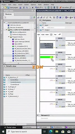 PLC MOVE Instruction Made Simple #plc #automation #tiaportal #siemens #ladderlogic #plctutorial