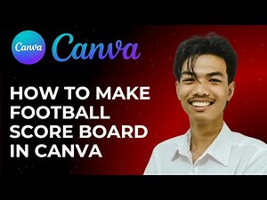 How to Make Football Score Board in Canva