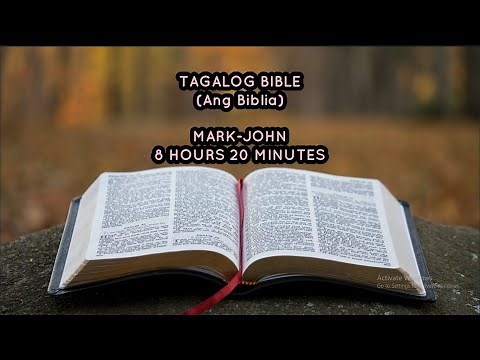 Bible verses for sleep (TAGALOG)- Sleep with God's Word on (8 Hours Peaceful Scriptures)