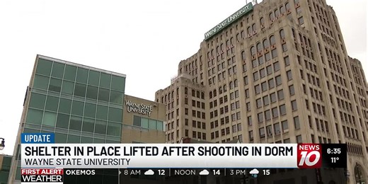 Shelter in place order at Wayne State University lifted after shot fired in dorm
