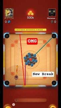 Learn Advance Break to Finish 💀 Carrom pool 🔥|| #viralshorts