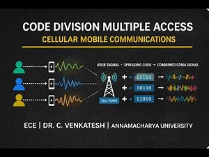 Code Division Multiple Access (CDMA) | CMC| ECE | Dr. C. Venkatesh | Annamacharya University