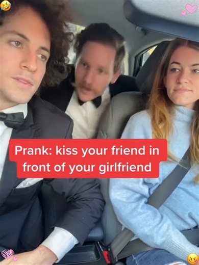 Prank House on Instagram: "Kissing a brother goodbye in front of his girlfriend #funny #fyp #usa🇺🇸"