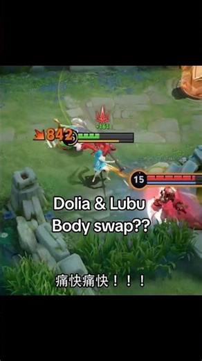 what if dolia and lubu swap bodies? 😂 #HOK #HOKStudio #HonorofKings #mlbb #shorts #moba