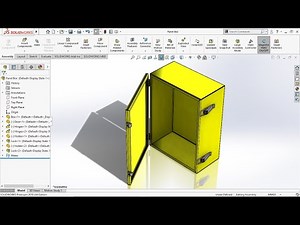 Design a Panel Box Use Solidworks