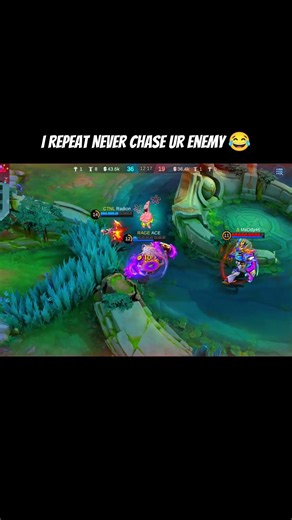 Never Chase😂 #franco #francohook #mobalegends5v5 #moba5v5pippin #moba5v5English #francomontage