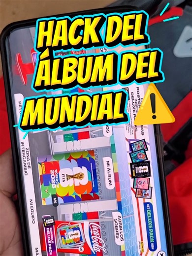 Acabo de encontrar este bug 😳 puedes escanear los cromos desde otro celular y se agregan directo al álbum 👀 úsalo antes de que lo quiten ⚠️🔥 #Mundial #AlbumVirtual #CocaCola #Hack #panini