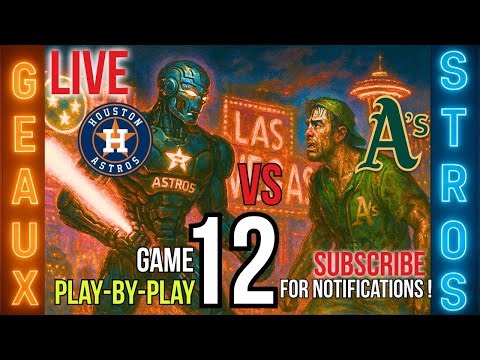 Astros vs Athletics Game 12 LIVE Play-by-Play Radio Style Broadcast Sept. 24th 2025