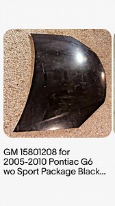 eBay : https://ebay.us/m/gUZ1HJ Upgrade your Pontiac G6 with a durable, easy-install black primed steel hood panel! Perfect fit, made in the USA, bolt-on attachment. Ready for a fresh, sleek look. 🚗🔧 #PontiacG6 #CarParts #SteelHood #AutoUpgrade #MadeInUSA #eBay #eBayStore #eBaySeller #GM #Pontiac #NOTforGXP #Primed #HoodPanel #Steel | Fastwrecks