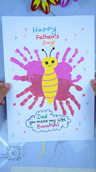 Father's Day Painting Ideas | Father's Day Crafts Preschool