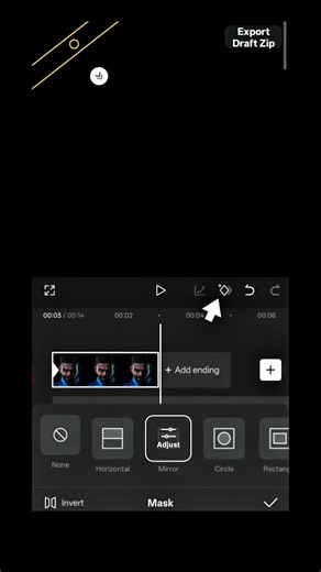 How I Create Mask Mirror Effect in Capcut Tutorial #capcutedit #capcut
