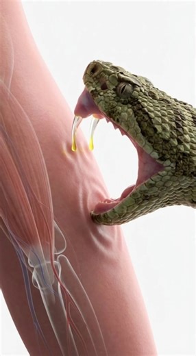 Snake Fangs Are Actually Hypodermic Needles! 🐍💉