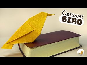 How to make an Origami Bird | Paper Bird tutorial