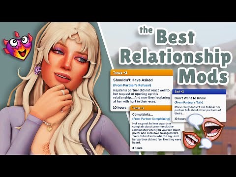 5 INCREDIBLE Relationship Mods!! 💜 | +Links | The Sims 4 Mods Showcase