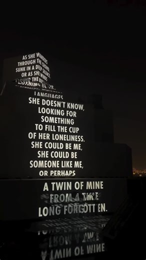 ISTANBUL'74 Arts & Culture Platform on Instagram: "#74ArtsAndCultureNews — Art Basel Qatar opens with SONG, a new site-responsive commission by Jenny Holzer The work transforms the façade of the Museum of Islamic Art into a luminous field of language and light. Projected nightly for the duration of the fair, the work brings poetry into public space, unfolding across the museum’s architecture as illumination, rhythm, and interruption. Drawing on texts by Mahmoud Darwish, the celebrated Palestinia