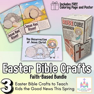 Easter Resurrection Bundle for Kids | Christian Easter Crafts | Sunday School