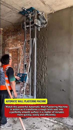 Automatic Wall Plastering Machine | Amazing Construction Technology You Must See.