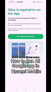 Tech Tutorial on How to Run All Google Apps on Huawei Mobile using GBox. GBox is a tool that helps users easily access Google Apps and Services. With GBox, you can enjoy the native Google experience on all HUAWEI devices. And it also provides seamless experience for users, you don't need to root your devices, nor are there complex settings, GBox can run stably and securely on your devices. #techtutorial, #huaweimobiletutorial #viralvideochallenge #viralreelsシ | MMS ATBP