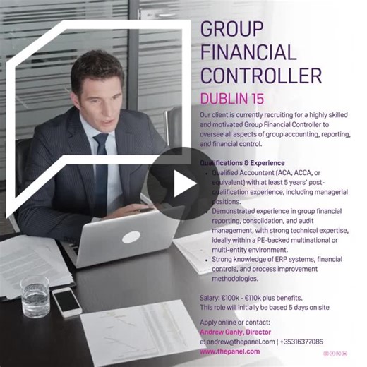 #groupfinancialcontroller #financialcontroller #accountant #aca #acca | The Panel