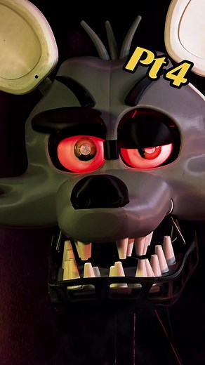 Wearable and standalone animatronic? ⚙️ Garnering the power of gears to create the horrors of humanity. Reveal at the end 👀 Ever since I started this project, the idea was to make Foxy work without or without the wearer. So yeah, I'm basically making a springsuit 😅. After mechanizing the jaw to work with motors, the next step was to create a functioning neck. This has been a massive challenge and learning experience. Foxy's head is so heavy that moving it with hobby motors and 3D printed parts