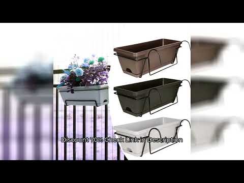 Hanging Planter for Balcony Railing Plant Basket Fence Planter Home Decor Window Box Planter Flower