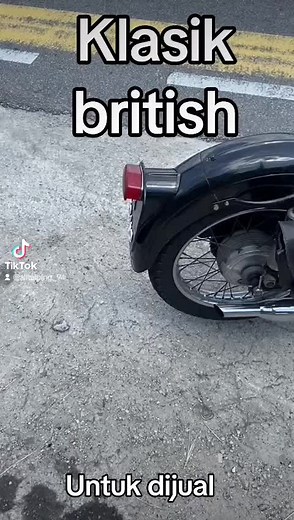 Motor British Klasik Matchless 350 Tahun 1958 untuk Dijual