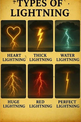 Types of Lightenings #lightening #edit #phonk #funk