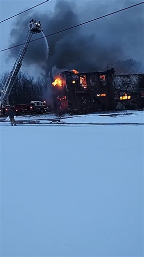 Fire on rt 8 north Butler... | butler