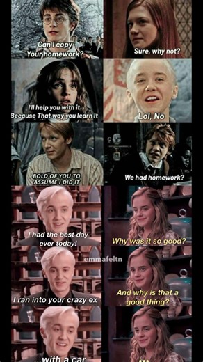 Harry Potter Homework Be Like 😂 | Draco’s Savage Comeback Gone Wrong #ravenclawpride #hagrid #rubeus