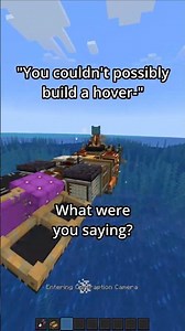 Hoverbikes are FIRE in Aeronautics 🔥 #minecraft #create #aéronautique