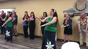 Teamwork makes the dream work! What better way to end Volunteer Appreciation Week with a luau dinner for all of the hard-working volunteers who donate their time to our department. Thank you to all of the volunteers, we hope you enjoyed the evening and hula lesson! | Sacramento County Sheriff’s Office