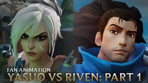 I made a small animation of Yasuo vs Riven | League of Legends - LoL Weekly Videos