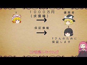 民法を１条から順に解説するよ！ 第５００条 【民法改正対応】【ゆっくり・VOICEROID解説】
