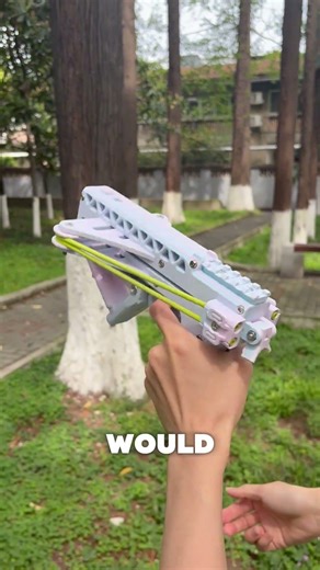 Testing crazy 3D printed inventions #slingshot