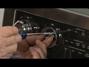 Kitchenaid Double Oven Electric Range Control Knob Bezel Replacem | Repair Clinic