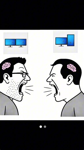 Stacked Monitor PC Setup