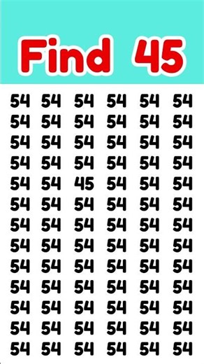 find one different number #shorts #maths #quiz