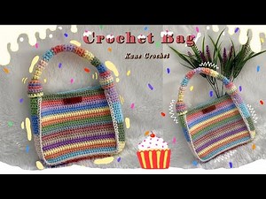 CROCHET BAG 🧶🧶 Easy! Crochet Handbag Tutorial for Beginners 💖