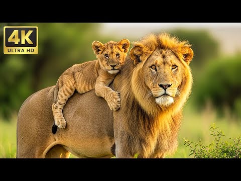 🦁 African Wildlife with Gentle Piano – Peaceful Relaxing Music for Mind and Soul 🌿