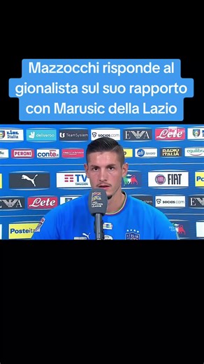 Mazzocchi Risponde al Giornalista sul Rapporto con Marusic