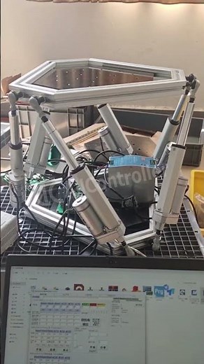 Small 6DoF platform: Electric Linear Actuator enable six degrees of freedom!