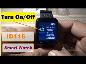 How to Power On / Off ID 116 Smart Watch | Smart Bracelet not Turning On - Fix