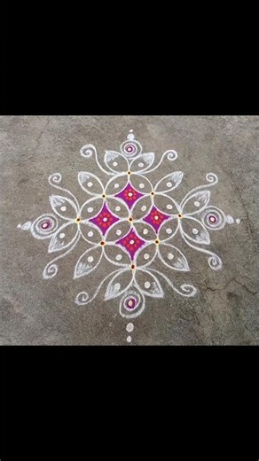 simple kolam #kolam #rangoli #muggulu #trending #viral #shorts #shortsfeed #youtubeshorts #yt #art