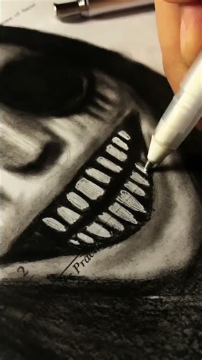 TRAUMATIZING MY MATH TEACHER day 3 #drawing #art #creepy #horror #shorts