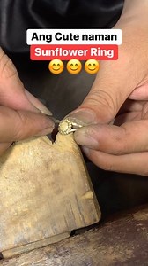 217K views · 1.6K reactions | Ang cute naman,Sunflower Ring @Laurie Jewelry @Laurie Jay Viray #Gold Laurie Jewelry Laurie Jay Viray #gawanglauriejewelry #reelsviralシ #trendingreels2024 #reelsviral #viralvideoシ #highlights2024 #gold | Laurie Jay Viray | Facebook