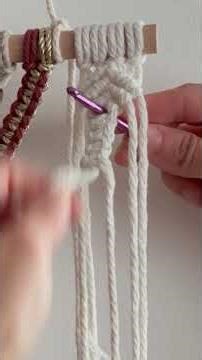 Tuto Macramé : Design Tribal & Perles ✨ | Macrame Tutorial: Tribal Design with Pearls 🏹 #macrame