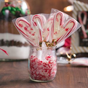 Candy Cane Lollipops