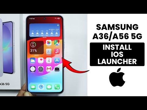 How to Install iOS Launcher in Samsung A36/A56
