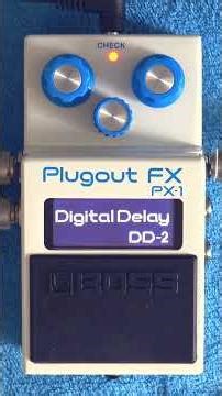 Boss Plugout FX - PX1 - Digital Delay DD2 Short